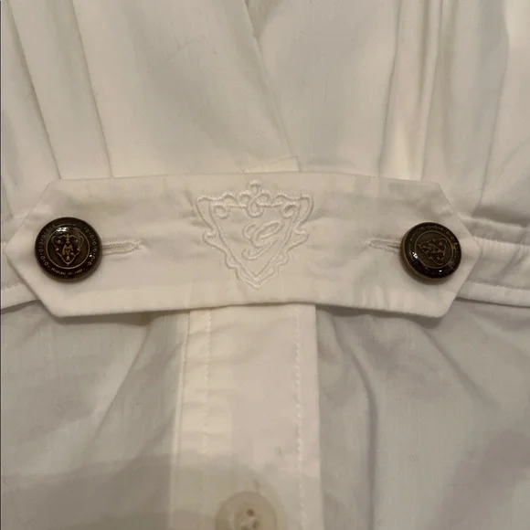 Gucci White Blouse with Button Detail - Picture 2 of 7